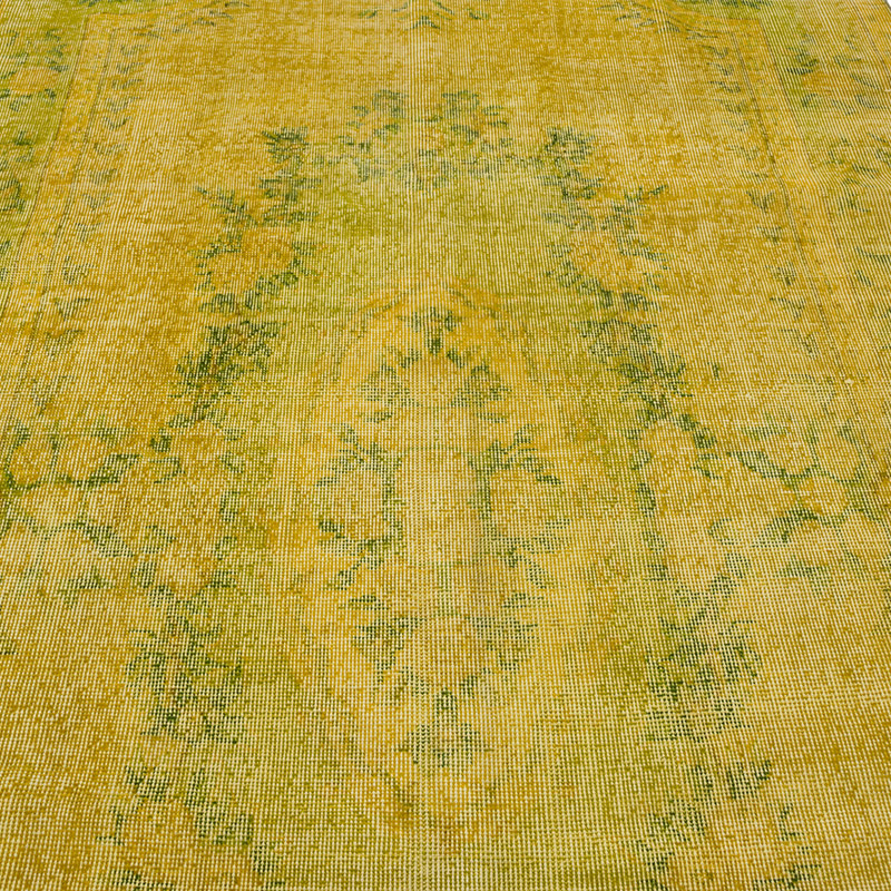 Over-dyed Vintage Hand-Knotted Turkish Rug - 5' 7" x 8'  (67" x 96") - K0088014