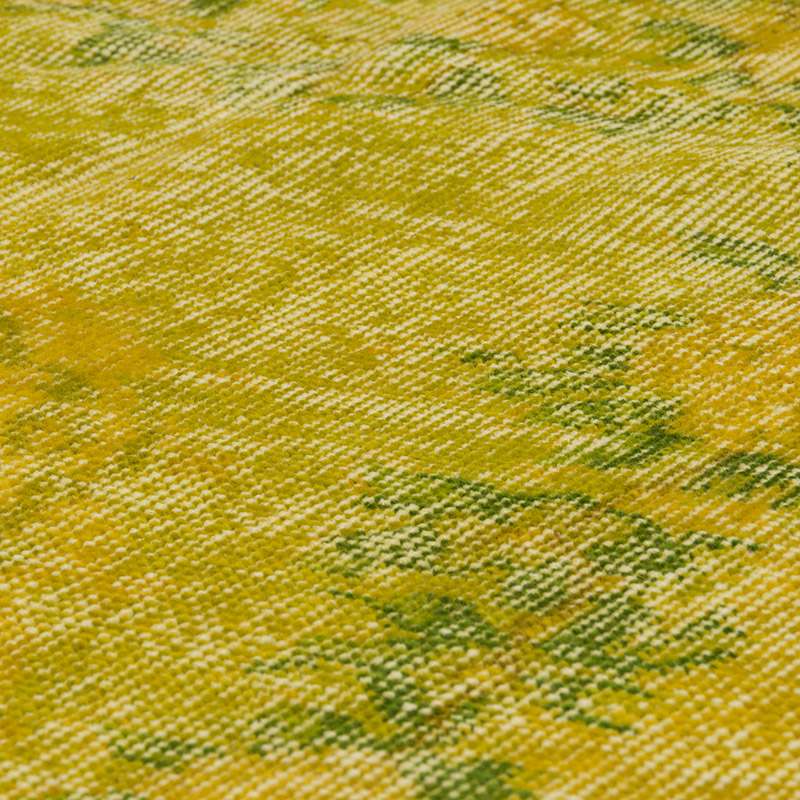 Over-dyed Vintage Hand-Knotted Turkish Rug - 5' 7" x 8'  (67" x 96") - K0088014