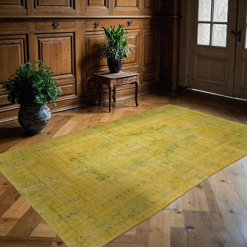 Boyali El Dokuma Vintage Hali - 170 cm x 245 cm - K0088014