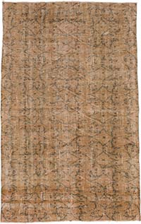 Vintage Turkish Hand-Knotted Rug - 4' 6" x 7' 3" (54" x 87")