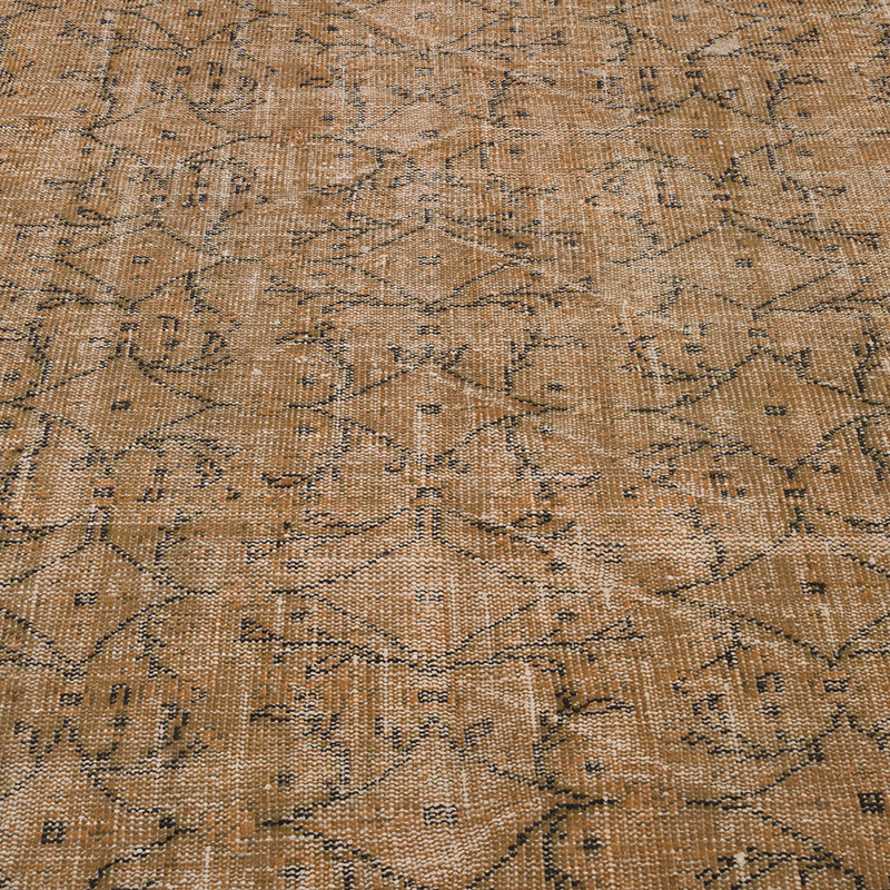 Alfombra Vintage Turca Anudada a Mano - 138 cm x 220 cm - K0088015