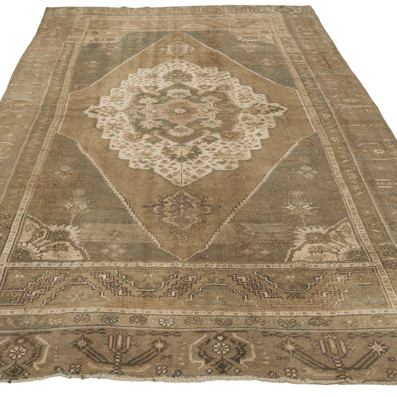 El Dokuma Vintage Halı - 150 cm x 273 cm - K0088016
