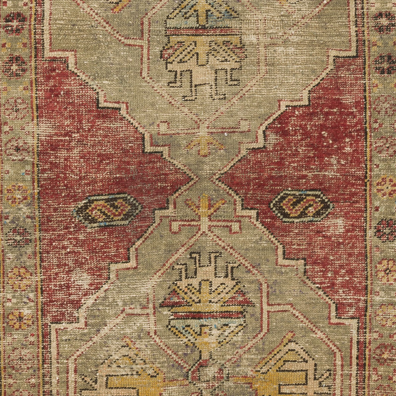 El Dokuma Vintage Hali - 98 cm x 257 cm - K0088017