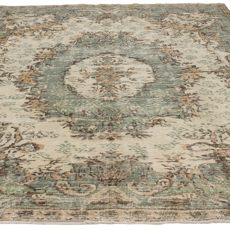 Vintage Turkish Hand-Knotted Rug - 6' 9" x 8' 3" (81" x 99") - K0088020
