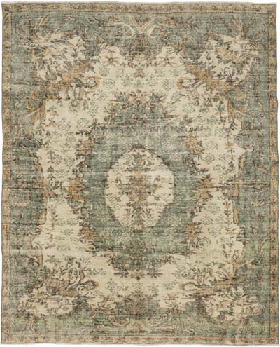 El Dokuma Vintage Halı - 206 cm x 251 cm