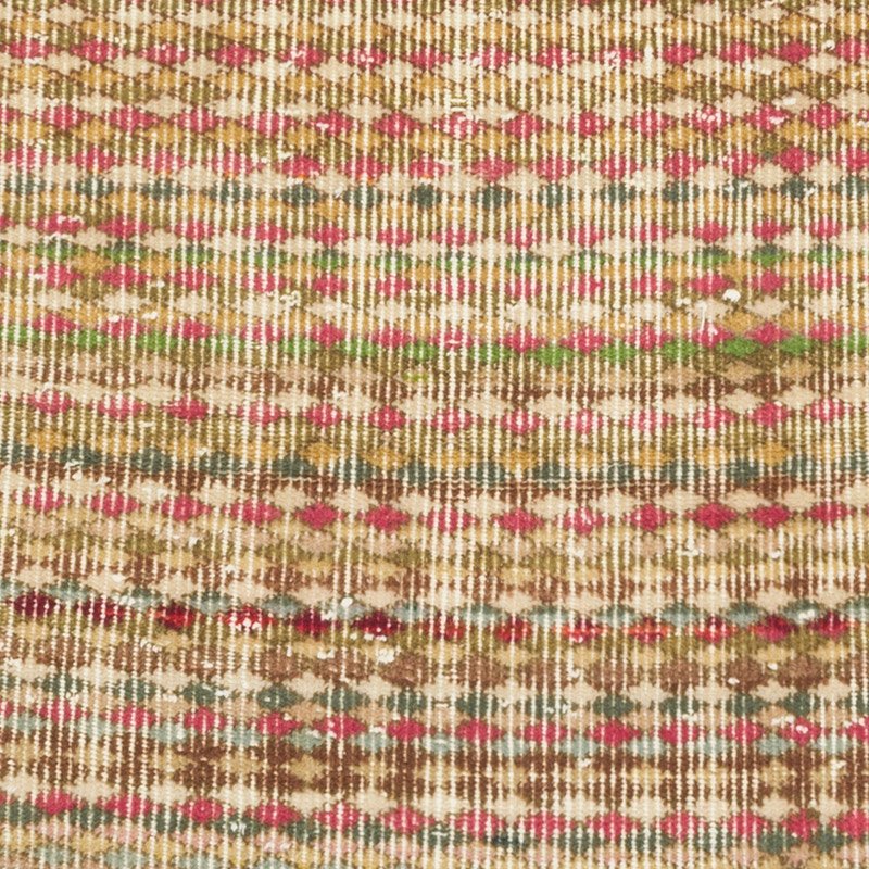 Alfombra Vintage Turca Anudada a Mano - 106 cm x 124 cm - K0088023