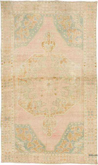 El Dokuma Vintage Halı - 133 cm x 221 cm