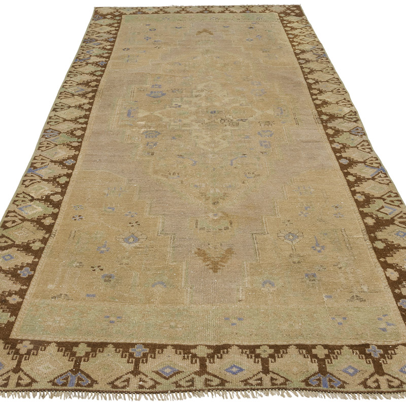El Dokuma Vintage Halı - 121 cm x 269 cm - K0088028