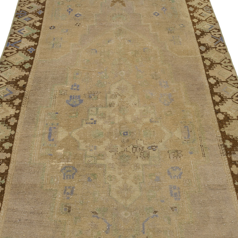 El Dokuma Vintage Halı - 121 cm x 269 cm - K0088028