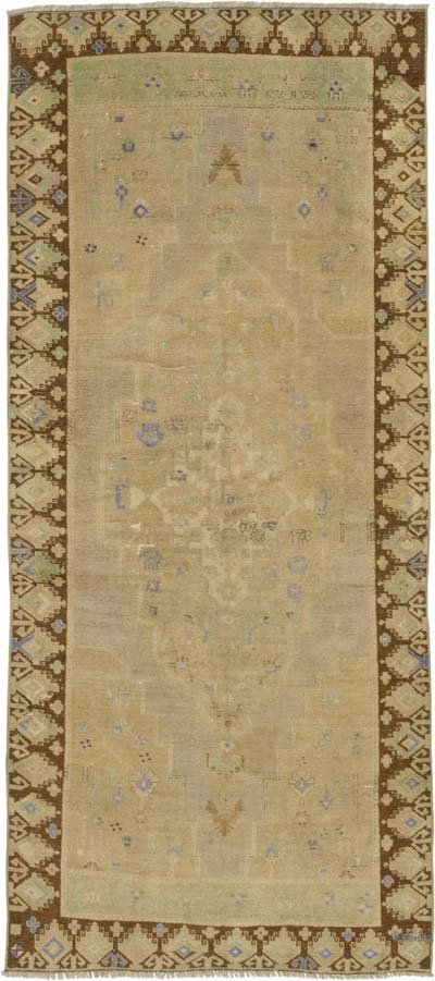 Vintage Turkish Hand-Knotted Rug - 4'  x 8' 10" (48" x 106")