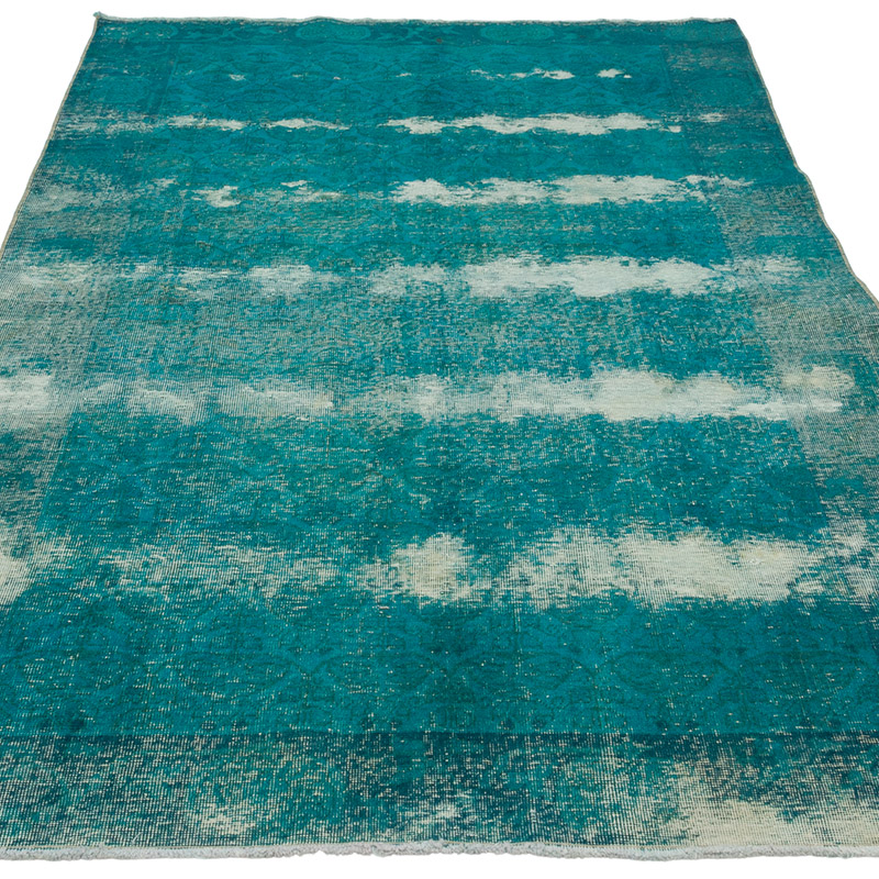 Alfombra Turca Vintage Sobre-teñida - 120 cm x 200 cm - K0088029