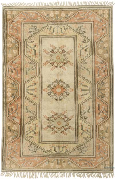 Alfombra Vintage Turca Anudada a Mano - 200 cm x 300 cm