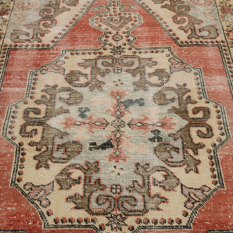 Vintage Turkish Hand-Knotted Rug - 4' 3" x 6' 7" (51" x 79") - K0088035
