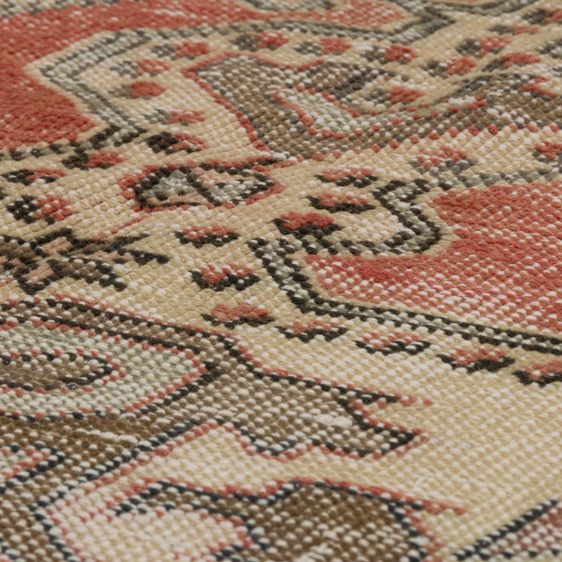 Vintage Turkish Hand-Knotted Rug - 4' 3" x 6' 7" (51" x 79") - K0088035