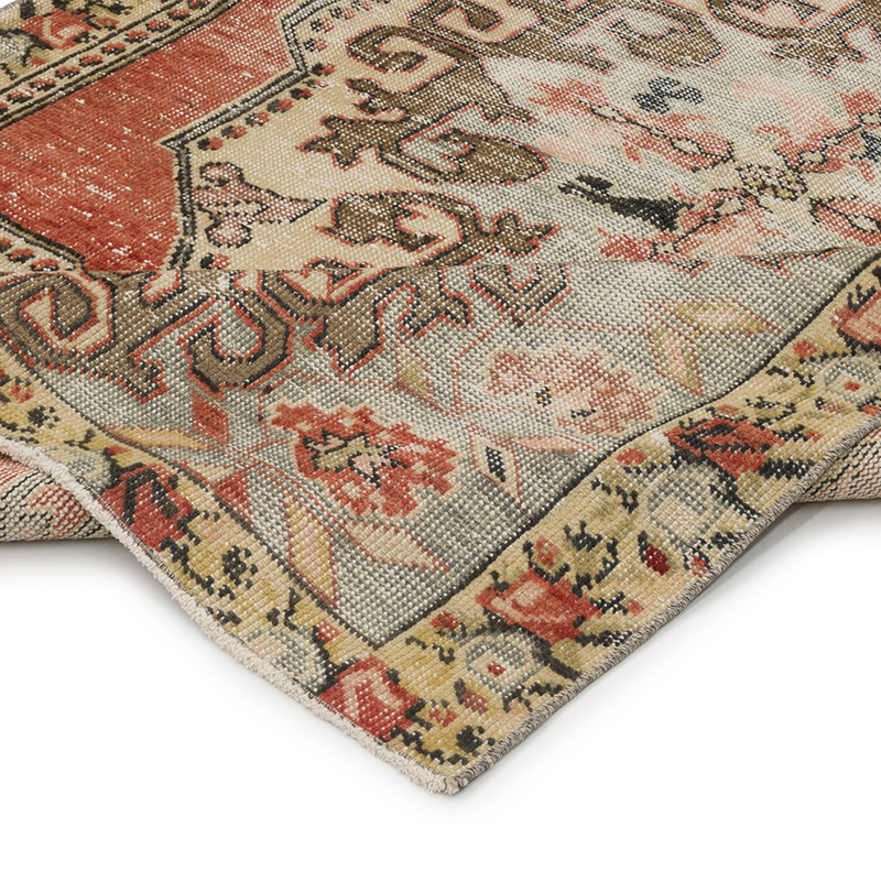 Vintage Turkish Hand-Knotted Rug - 4' 3" x 6' 7" (51" x 79") - K0088035