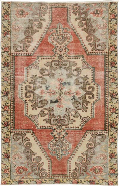 El Dokuma Vintage Halı - 130 cm x 200 cm