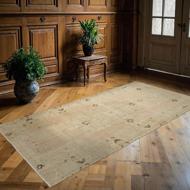 El Dokuma Vintage Hali - 136 cm x 265 cm - K0088036