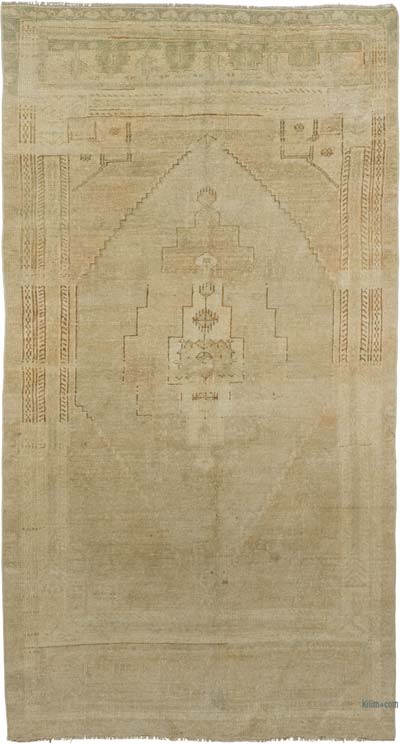 Alfombra Vintage Turca Anudada a Mano - 113 cm x 210 cm