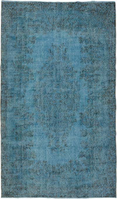 Boyalı El Dokuma Vintage Halı