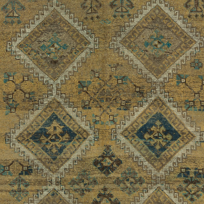 Alfombra Vintage Turca Anudada a Mano - 144 cm x 261 cm - K0088047