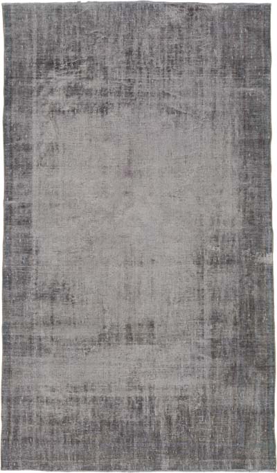 Boyalı El Dokuma Vintage Halı