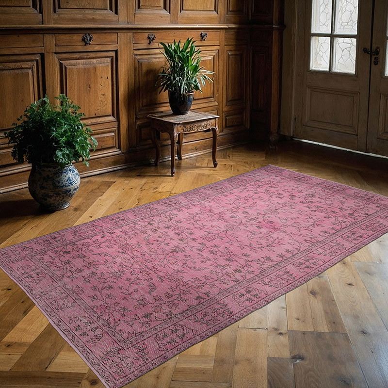 Alfombra Turca Vintage Sobre-teñida - K0088051