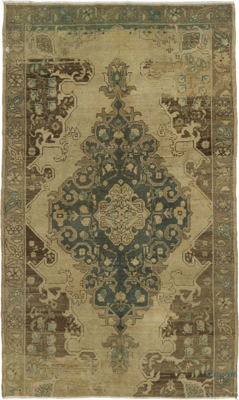 El Dokuma Vintage Halı - 142 cm x 239 cm - K0088053