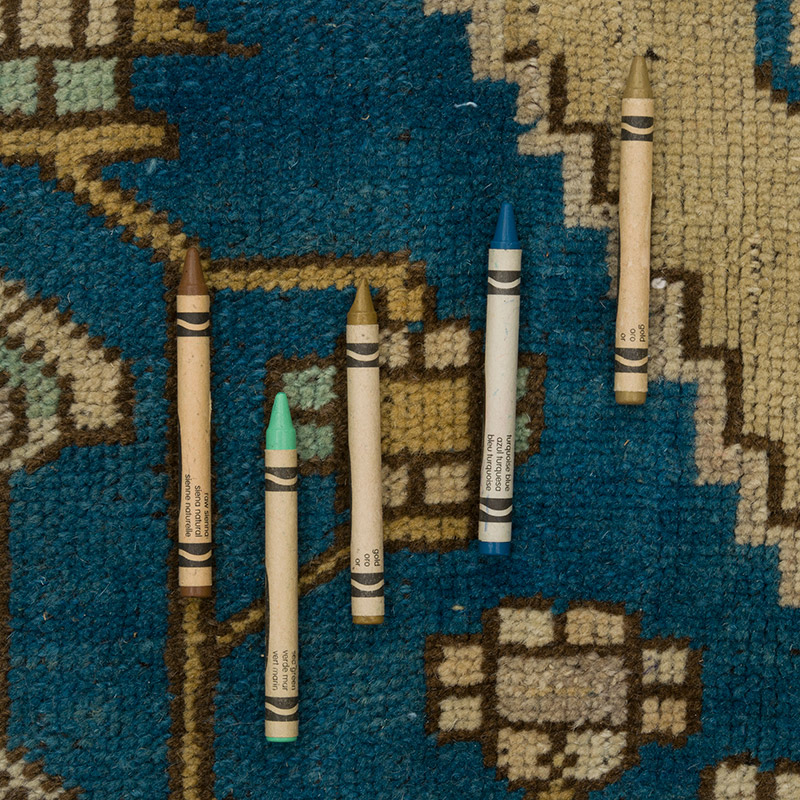 Alfombra Vintage Turca Anudada a Mano - 130 cm x 230 cm - K0088054