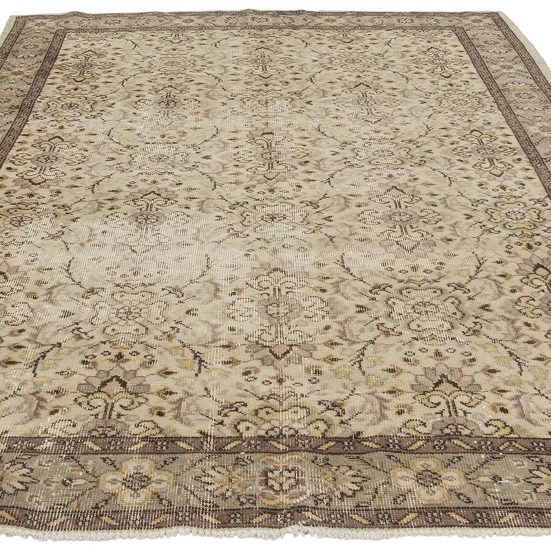 El Dokuma Vintage Halı - 178 cm x 261 cm - K0088055