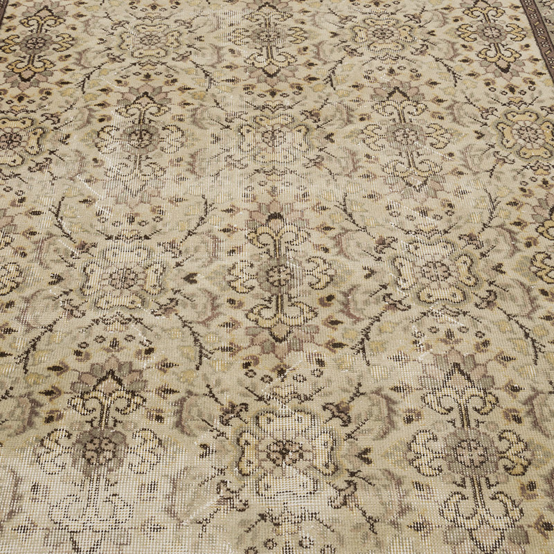 El Dokuma Vintage Halı - 178 cm x 261 cm - K0088055