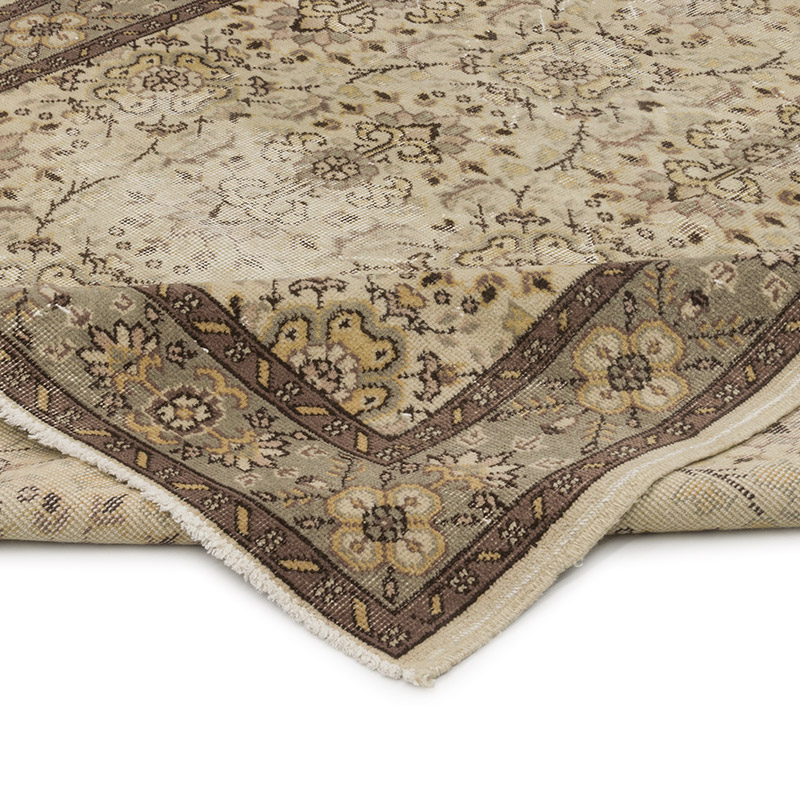 El Dokuma Vintage Halı - 178 cm x 261 cm - K0088055