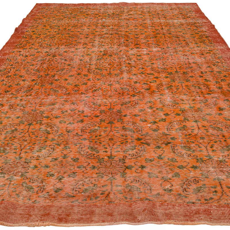 Alfombra Turca Vintage Sobre-teñida - K0088057