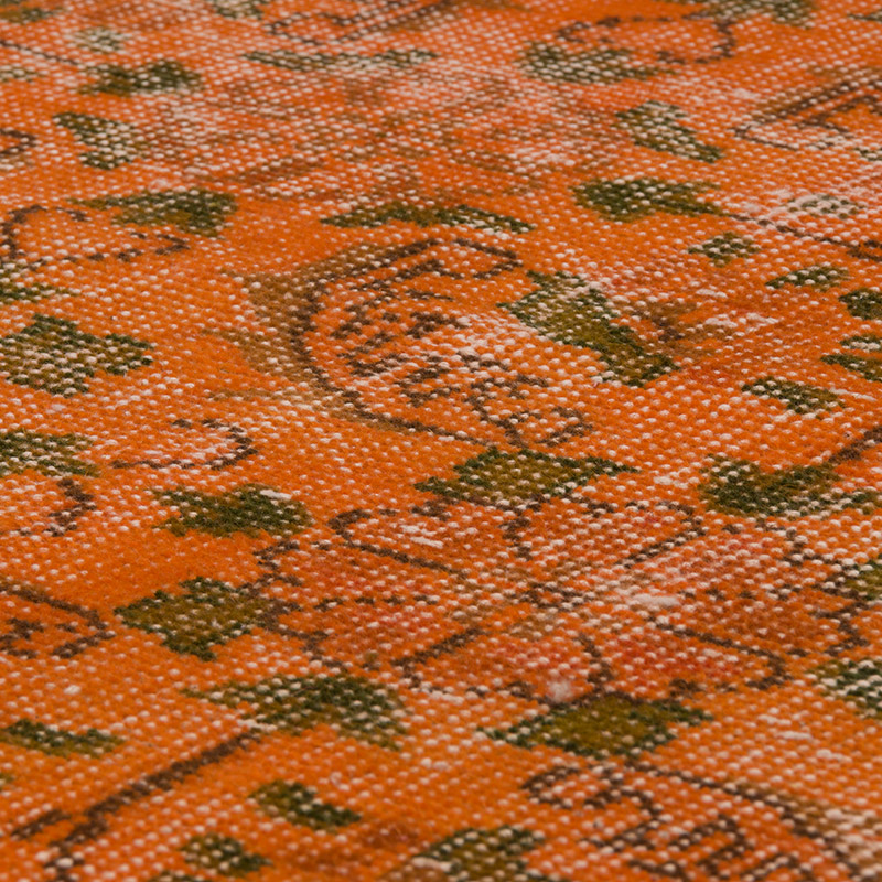 Alfombra Turca Vintage Sobre-teñida - K0088057