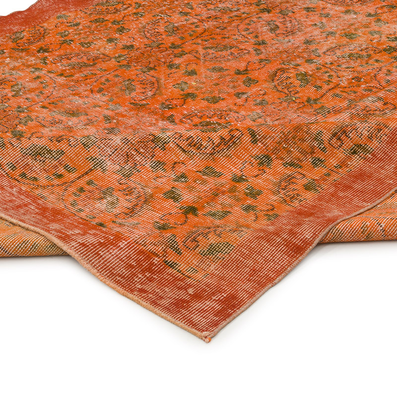 Alfombra Turca Vintage Sobre-teñida - K0088057