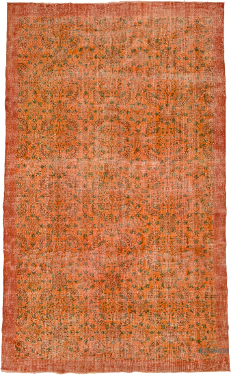 Alfombra Turca Vintage Sobre-teñida - K0088057