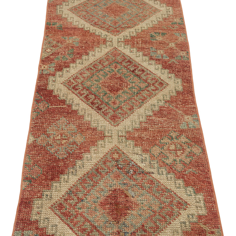 Vintage Turkish Hand-Knotted Runner - 1' 10" x 11' 3" (22" x 135") - K0088061