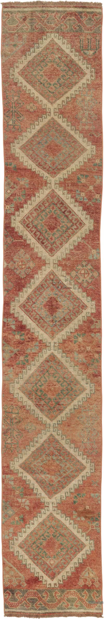 Vintage Anadolu Yolluk - 56 cm x 344 cm