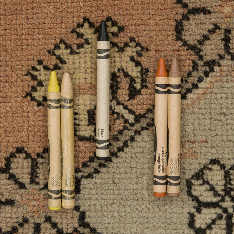 Pasillo Vintage Turco Anudado a Mano - 76 cm x 196 cm - K0088062