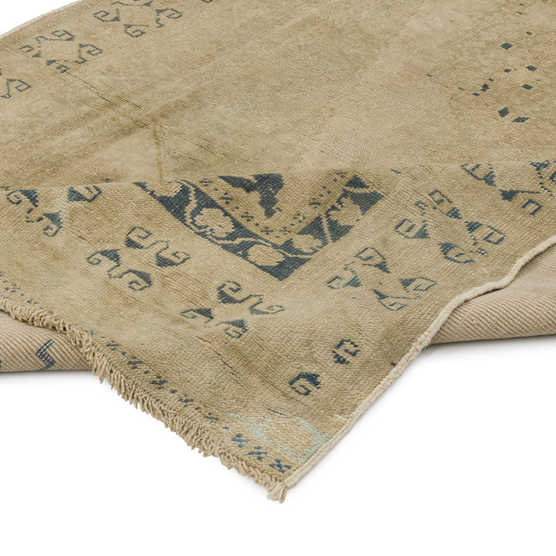 Pasillo Vintage Turco Anudado a Mano - 130 cm x 290 cm - K0088064