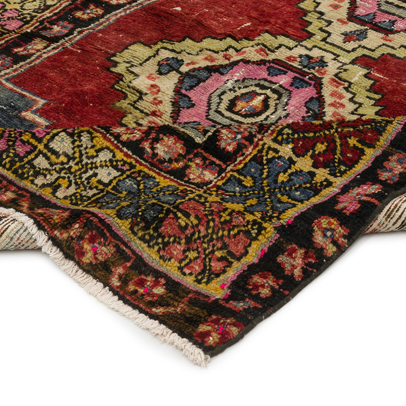 Vintage Turkish Hand-Knotted Rug - 4' 4" x 8' 6" (52" x 102") - K0088066