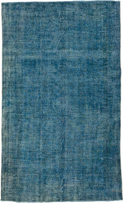 Boyalı El Dokuma Vintage Halı