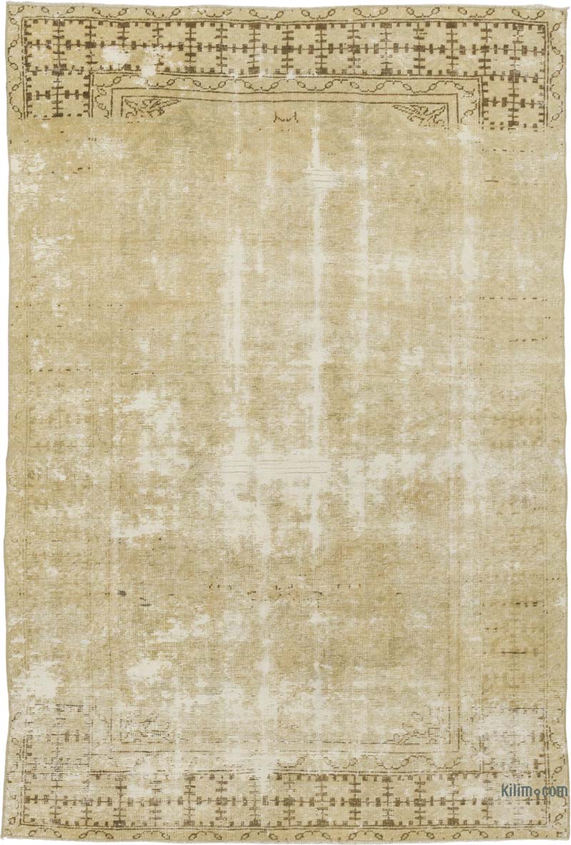 Boyali El Dokuma Vintage Hali - K0088070