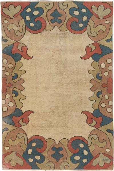 El Dokuma Vintage Hali - 130 cm x 192 cm