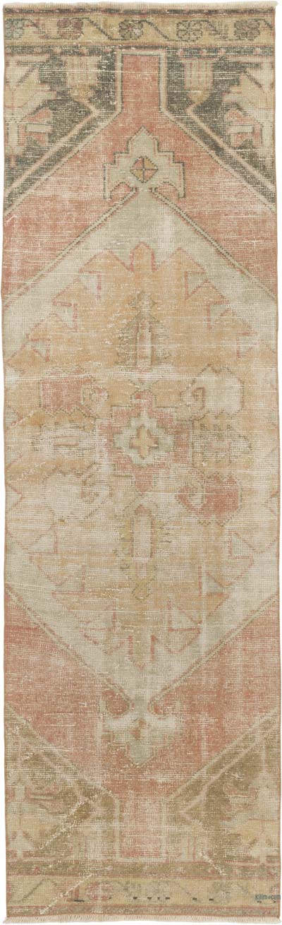 Vintage Turkish Hand-Knotted Runner - 2' 6" x 8' 2" (30" x 98")
