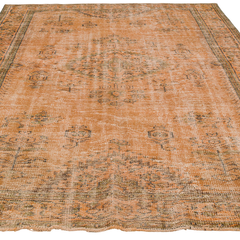 Alfombra Turca Vintage Sobre-teñida - K0088076