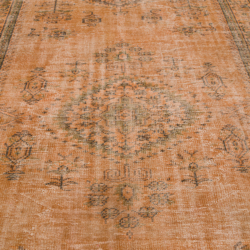 Alfombra Turca Vintage Sobre-teñida - K0088076
