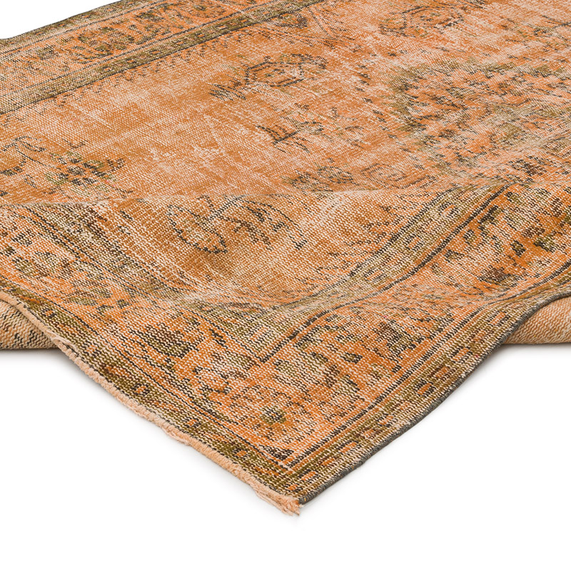 Alfombra Turca Vintage Sobre-teñida - K0088076