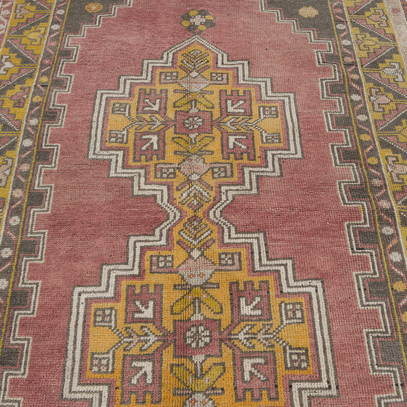 El Dokuma Vintage Halı - 121 cm x 217 cm - K0088079