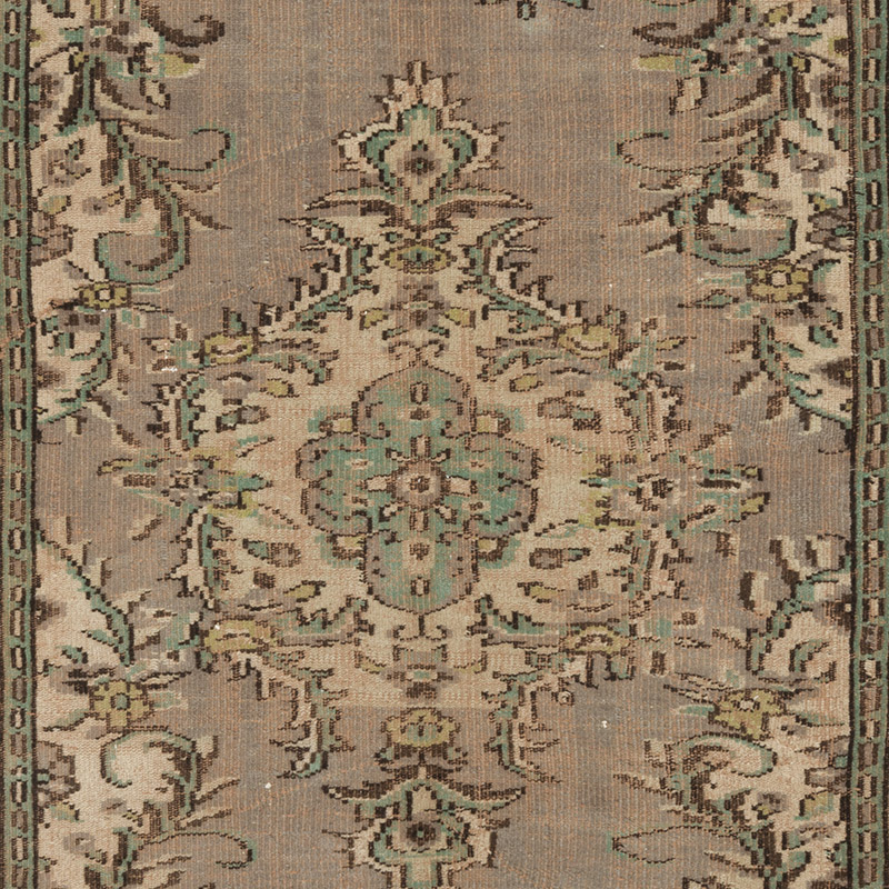 Vintage Turkish Hand-Knotted Rug - 5' 8" x 9'  (68" x 108") - K0088084