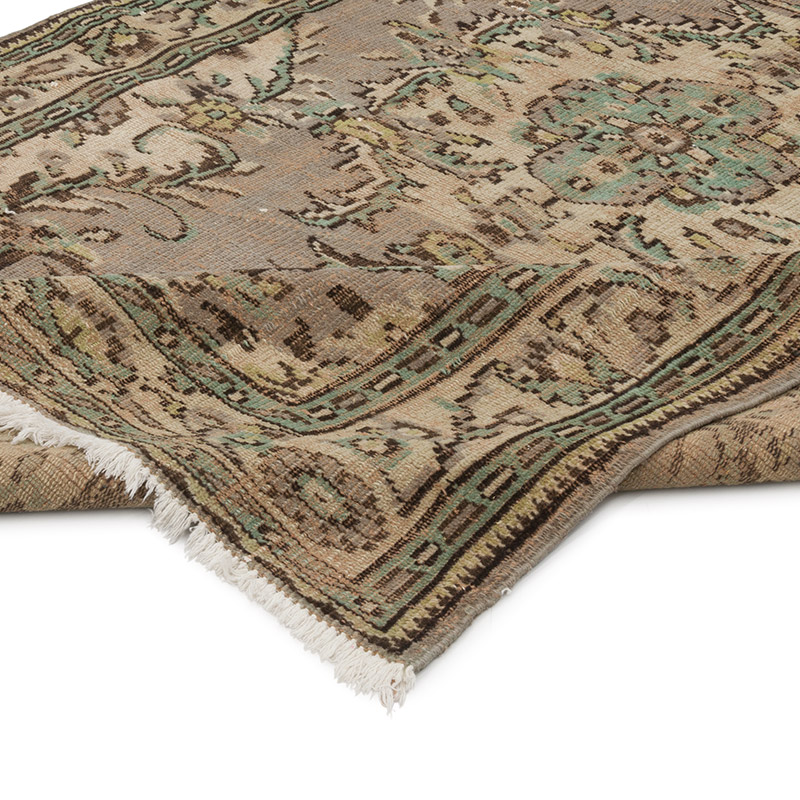 Vintage Turkish Hand-Knotted Rug - 5' 8" x 9'  (68" x 108") - K0088084